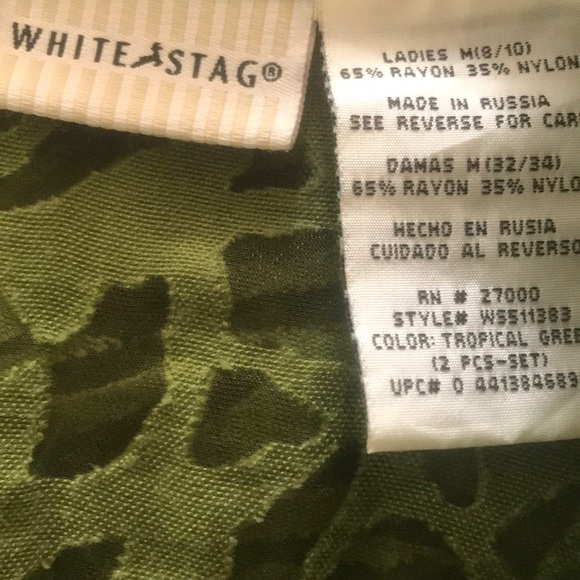 Green button down blouse - Picture 2 of 2